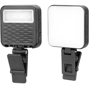 Yoidesu LED Video Light, Camera Light Photography LED Fill Light CRI 95+, 2500-6500K Dimmable 3 Levels Brightness, with Cold Shoe Adapter for Smartphones Tablets Laptops