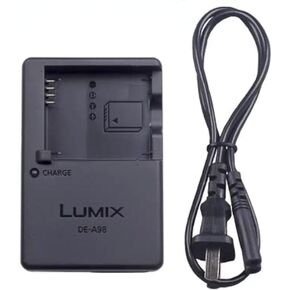 DMW-BLG10 DE-A98 Battery Charger for Panasonic：DMW-BLG10E DMW-BLE9 DMW-BLE9E DMW-BLE9PP Battery, LUMIX DE-A65BA DE-A98 DE-A99 A99B A98C Charger, Compatible with Panasonic Lumix DC-G100 Camera
