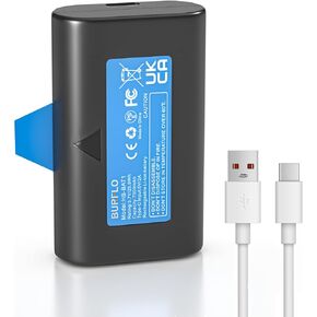 Burflo Rechargeable Battery for SimpliSafe Wireless Outdoor Security Cameras SSCAM-BAT11 SCM301 CMOB1 CM0B1,Upgraded 7000mAh Replacement Batteries–Includes 1 Charging Cables (Pack of 1)