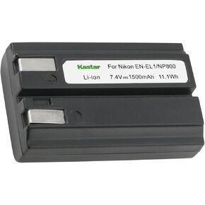 Kastar Camera Battery for Nikon EN-EL1 and Nikon Cooipix 4300 4500 4800 Coolpix 5000 5400 5700 8700 Coolpix 775 880 885 995 Coolpix E880