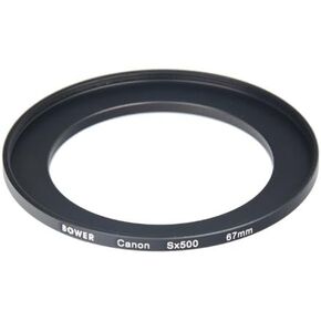 Bower ACSX500 Canon SX500 67 mm Adapter Tube (Black)