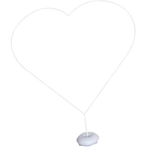Balloon Arch Stand Kit Heart Shaped Support Reusable Backdrop Lightweight for Wedding Birthday Engagement Outdoor Party Decorations
