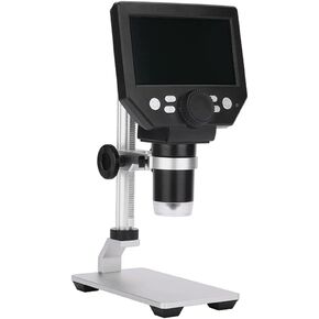 Electronic USB Microscope 1-1000X Digital Soldering Video Microscopes 4.3" LCD Magnifying Camera Metal Stand Magnifier