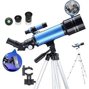 Telescopes for Adults Focal Length Astronomy Refractor Telescope for Kids and Beginners - Portable Telescope Software Perfect Telescope Gift for Kids