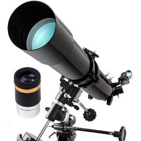 Professional Refractor Astronomical Telescope 80MM Aperture 900mm Telescope Travel Telescope for Kids Beginners and Adult Great Astronomy for Kids to Explore Moon Space