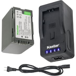 KASTAR LED SUPRESS FAST ARCHER و CAMCORDER بطارية X1 لـ PANASONIC CGR-D28 D28S D08 D08S CGR-D16S CGR-D210 CGR-D220 CGR-D320 & Panasonic AG Series ، AJ-PCS060G ، DZ-MX5000 ، NV Series ، PV Series ،