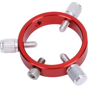 حلقة النطاق التوجيهية للتلسكوب ، حلقة نطاق Guidscope Finderscope مع برغي M6 1/4 بوصة ، من 30 إلى 50 مم ، سبيكة الألومنيوم ، الأحمر