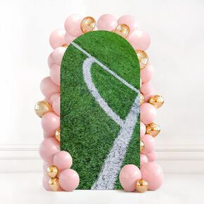 7.2FT Wedding Arch Backdrop Cover Ground Spandex Fitted Round Top Arch Stand Covers for Birthday Party Baby Shower Banquet Decoration