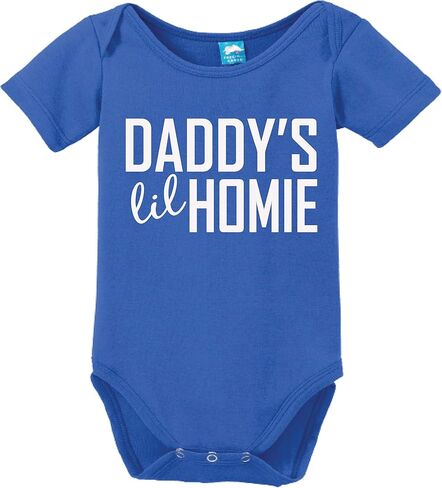 Daddys Lil Homie Funny Bodysuit Baby Romper in Saudi Arabia