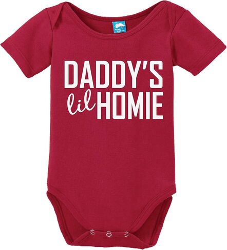 Daddys Lil Homie Funny Bodysuit Baby Romper in Saudi Arabia