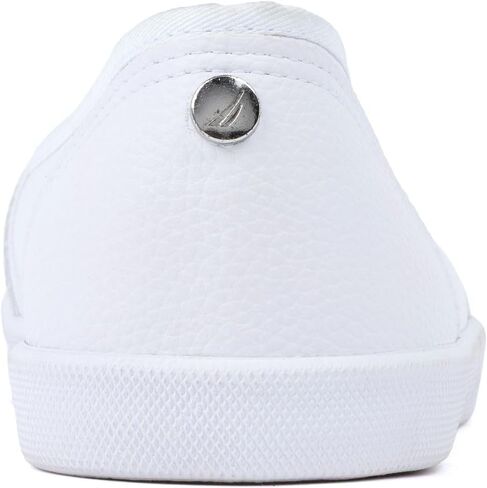 Nautica Women's Slip-On Canvas Sneakers – Casual Comfort Walking Shoes with Cushioned Insole, Lightweight Everyday Flats in Saudi Arabia