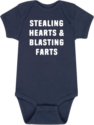Instant Message - Stealing Hearts and Blasting Farts - Infant Baby One Piece in Kuwait