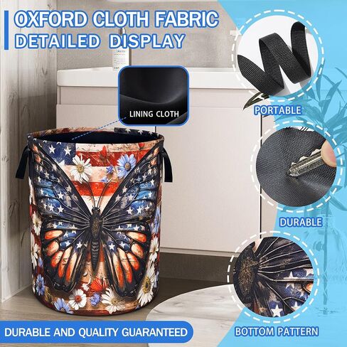 Queen Bee Laundry Basket Oxford Cloth Bee Honeycomb Laundry Hamper With Handle Foldable Portable Clothes Storage Basket 18.9 X 16.5 In Storage Bag For Laundry Room/Bathroom/Bedroom/Dormitories in Kuwait