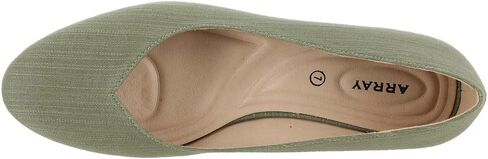 ARRAY Women’s Darling Pump with Cork Wedge Heel, White in Saudi Arabia