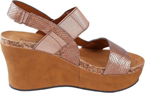 Pierre Dumas Hester-8 Women's Strappy Platform Wedge Sandals in Saudi Arabia