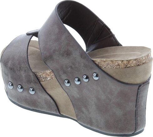 Pierre Dumas Women's Hester-7 Studded Platform Wedge in Saudi Arabia