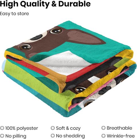 Beetle Baby Blanket 30x40 Inches - Ultra Soft Bugs Print Flannel Throw Blankets - Colorful Insect Nursery Blanket for Infants & Toddlers - Crib & Stroller Blanket - Bug Lover Gift for Kids in Saudi Arabia