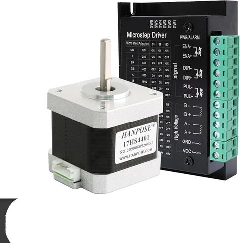NEMA17 Stepper Motor 4-Lead 40mm 1.8a 40n.cm 17HS4401 محرك مع برنامج تشغيل محرك السهود TB6600 للطابعة ثلاثية الأبعاد in Kuwait