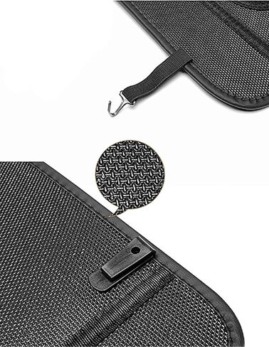 2 Pcs Car Seat Kick Mats Back Seat Protector for Chevrolet Equinox Traverse Tahoe Suburban Colorado, Car Leather Kick Mats, Car Seat Back Protection Pad Anti-Kick Scratch Resistant in Kuwait