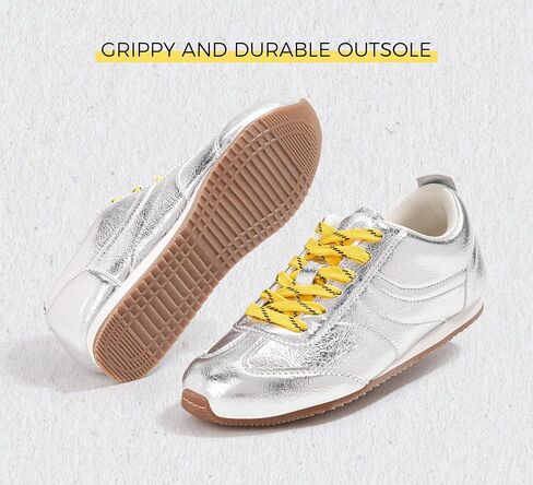 LUCKY STEP Women's Fashion Sneakers Low Profile Trending Lightweight Comfortable Casual Walking Workout Retro Athletic Low Top Tennis Shoes in Saudi Arabia