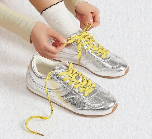 LUCKY STEP Women's Fashion Sneakers Low Profile Trending Lightweight Comfortable Casual Walking Workout Retro Athletic Low Top Tennis Shoes in Saudi Arabia