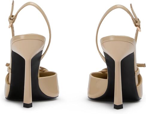 Slingback High Heels for Women Closed Pointed Toe Pumps with Buckle Strap Sexy Backless Stiletto Heeled Sandals Shoes in Kuwait