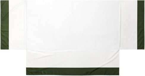 3 Piece Classic Crib Bedding Set in Organic Cotton - Handmade in The USA - American Made Decor Crib Quilt Crib Sheet and Crib Skirt Set for Baby Boys Girls or Gender Neutral Olive Green Crib Set in Saudi Arabia