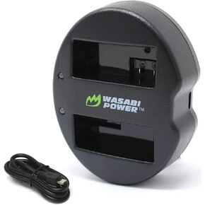Wasabi Power Dual USB Battery Charger for Canon LP-E8, LC-E8, LC-E8E, LC-E8C
