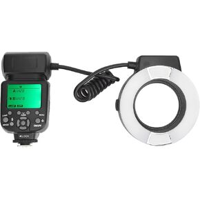 Flash, with Adapter Macro Flash TTL Shape Macro Flash Camera Flashlight Auto Focus Fit for D7000 D5200 D5000 D3200 D3100 D90 D300S D600