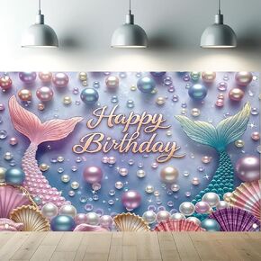 Underwater World Backdrop Banner Ocean Party Decoration Cute Sea Animal Banner for Kids Birthday Baby Shower Photography Background Photo Booth Wall Decor 71 x43 Inch
