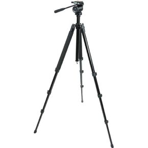 Celestron TrailSeeker 4-Section Tripod, 9lbs Load Capacity, 70.5" Maximum Height, 2-Way Fluid Pan Head