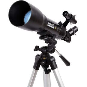 Focal Length 400Mm Refractor Telescope with Tripod & Finder Scope Portable Telescope for Kids & Astronomy Beginners Multi-Layer Green Film Black (White)