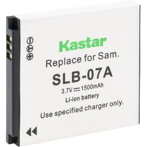 Kastar Battery for Samsung SLB-07 SLB-07B SLB-07EP SLB-07A SLB07A and Samsung PL150 PL151 ST45 ST50 ST500 ST550 ST560 ST600 TL100 TL210 TL220 TL225 TL90 Cameras