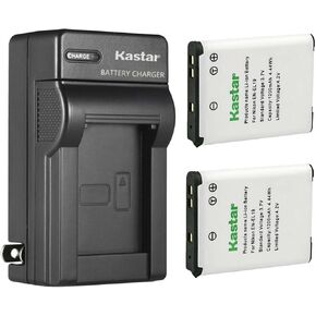 Kastar 1-Pack EN-EL19 Battery and AC Wall Charger Replacement for Nikon Coolpix S4100, S4150, S4200, S4300, S4400, S5200, S5300, S6400 Camera