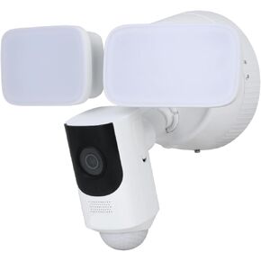 4MP HD WiFi Floodlight Network Camera IPC-L46N-USA, Wireless LincXPRO Camera for Dahua, Analytic Functions, Active Alarm and Siren, Built in Mic and Speaker, 2 Way Aduio, 2.8mm Fixed Lens, White