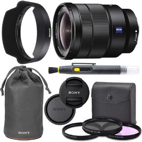 Sony Vario-Tessar T FE 16-35mm f/4 ZA OSS Lens with Sony Lens Pouch + Pro Kit Combo Bundle - International Version (1 Year Warranty)