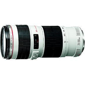 Used Canon 70-200mm F4 L is USM Lens W/Lens Hood