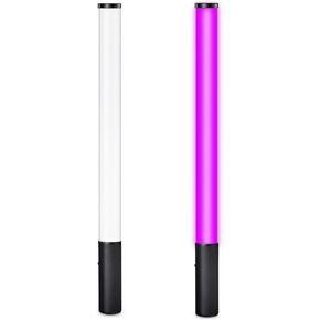 BGNing Handheld Photography Light W150RGB RGB Tube LED Video Light Wand 2500-9000K Dimmable Fill Light for Vlog Live Streaming Portrait Photography (W150RGB-II Single Light with Display Screen)