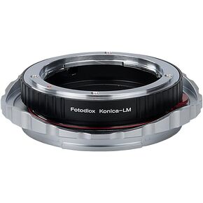 Fotodiox Pro Lens Mount Double Adapter, Konica Auto-Reflex (AR) SLR and Leica M Rangefinder Lenses to Fujifilm G-Mount GFX Mirrorless Digital Camera Systems (Such as GFX 50S and More)