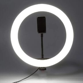 Shooting Selfie Circular Photo Ring Light Led Photographic Video Camera Lamp Studio Lighting Phone Holder (Size : 26cm)