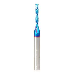Amana Tool 46701-K CNC SC Spektra Extreme Tool Life Coated Compression Spiral 1/8 D x 13/16 CH x 1/4 SHK x 2-1/2 Inch Long 2 Flute Router Bit for Birch Plywood