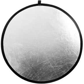 Angoily Two-in-one Reflector Collapsible Disc 60cm Photo Video Reflector Multi-disc Easy to Store Nylon
