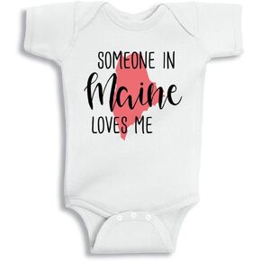 Someone in Maine Loves Me Baby Infant Bodysuit