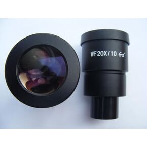 2 PCS WF10X WF20X WF15X WF25X High Eyepoint Eyepiece for Stereo Microscope Eyepieces Ocular Microscope Parts or Accessories (Color : 2PC WF20X 10mm)