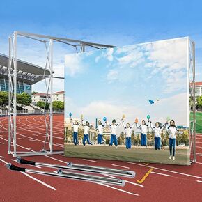 POP UP Short PLACEABLE Support Emerging Aluminum for Event PHOTOGRAW