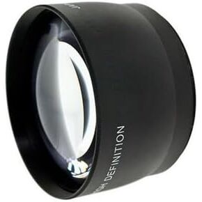 Optics 0.43x High Definition Wide Angle Conversion Lens for Leica D-LUX 4 (Includes Lens Adapter)