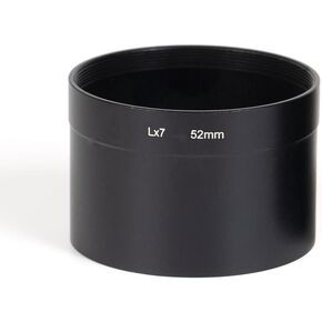 52mm Lens Adapter Tube Ring Filter Adapter Tube for Panasonic LUMIX DMC-LX7 Camera Black