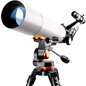 Telescope for Kids Beginners Adults 80mm Aperture 500mm Telescope for Astronomy BAK4 Prism FMC Lens Astronomical Refractor Telescope with Tripod to Observe Moon and Planet