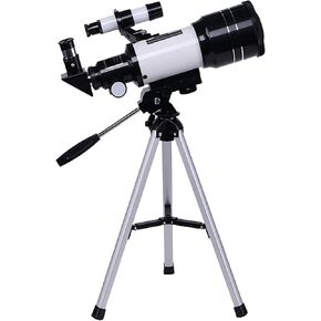 Telescope Astronomical Telescope 150X 70mm HD Outdoor Monocular Space Telescopes Portable Refractor Spotting Scope with Tripod for Kids Adults Beginners (A One Size)