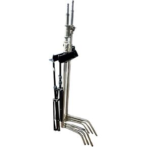 Glide Gear LSH 50 Wall Mount – C-Stand, Light Stand Storage – Holds 5–6 Stands, Heavy-Duty Steel, Quick Install